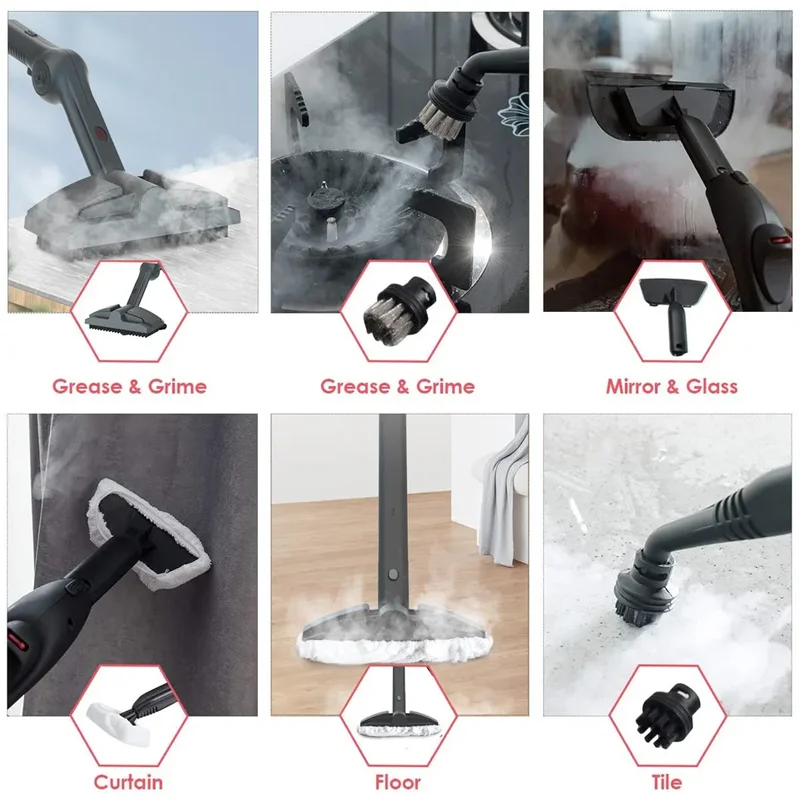 2024 New  Household Steamer Cleaning Machine Car Carpet Floor Electric Handheld High Pressure Portable Steam Cleaners