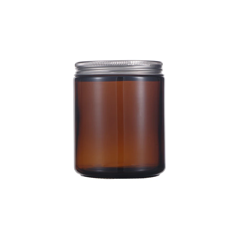 Candle making Amber glass candle jar 100ml