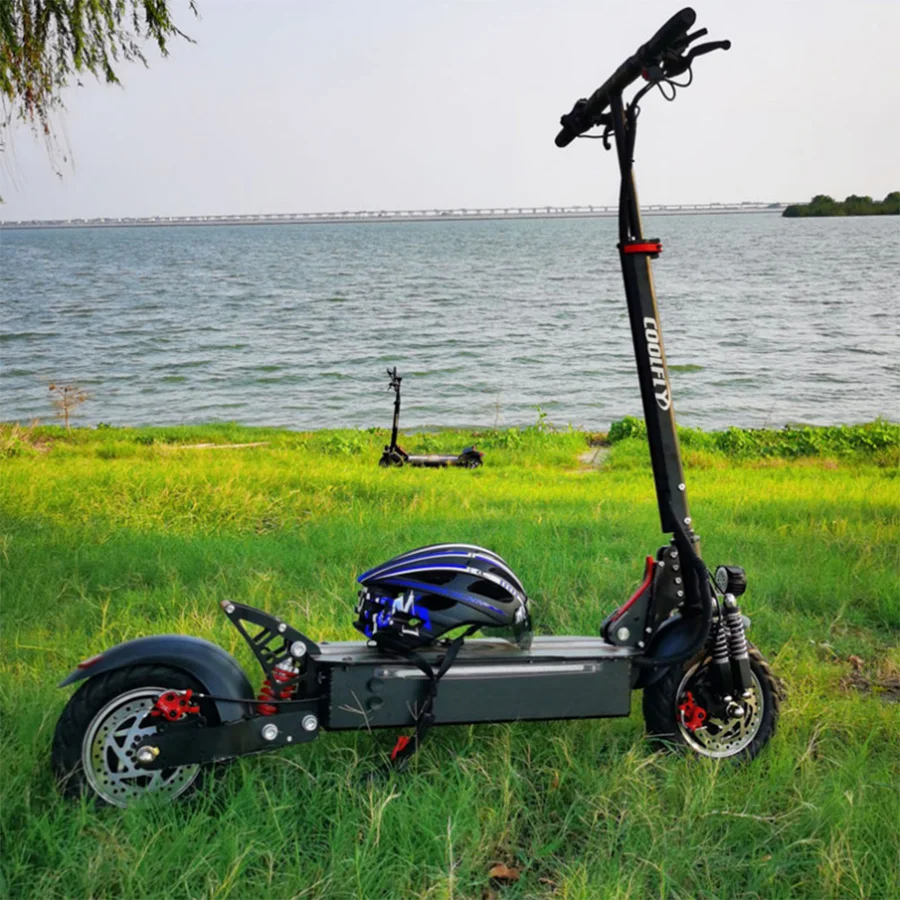 Manufacturer 2000W dual motor foldable electric scooter adult heavy duty escooter 52V max speed 60KM/H Europe warehouse