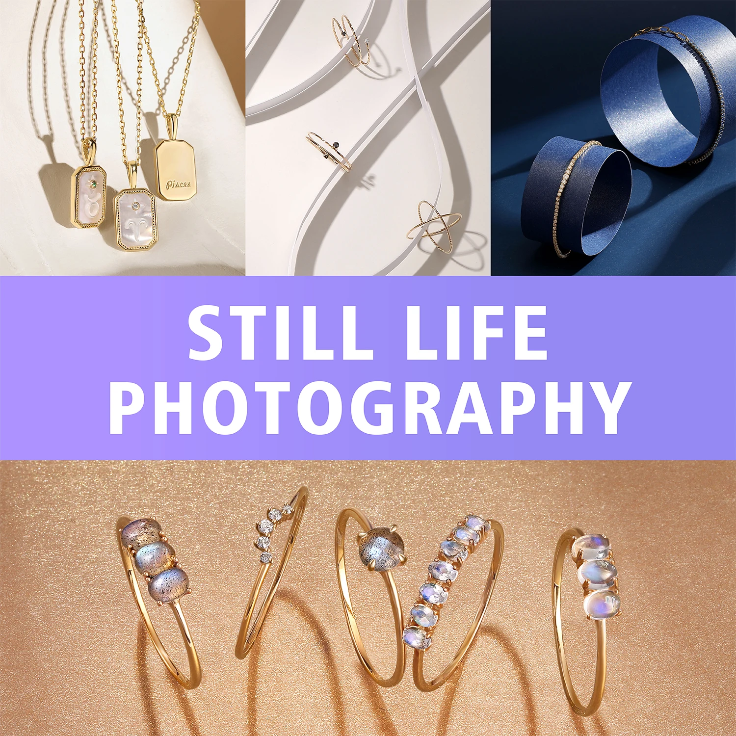 Jewelry Popular Short Video Product Shooting Service Professional Video Shooting 360 Video Editing Retouching for Web Store