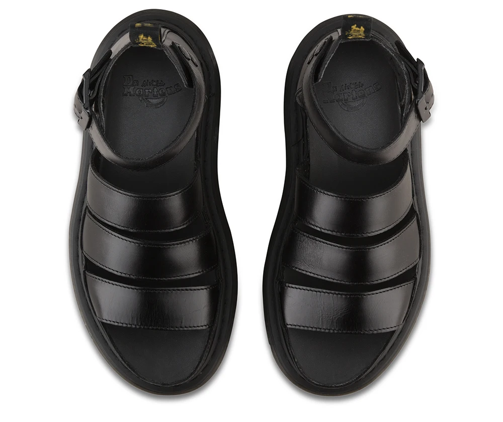 2022 Latest Design Summer Flat Open Toe Wedges Shoes Breathable Platform Genuine Leather Sandals for Women