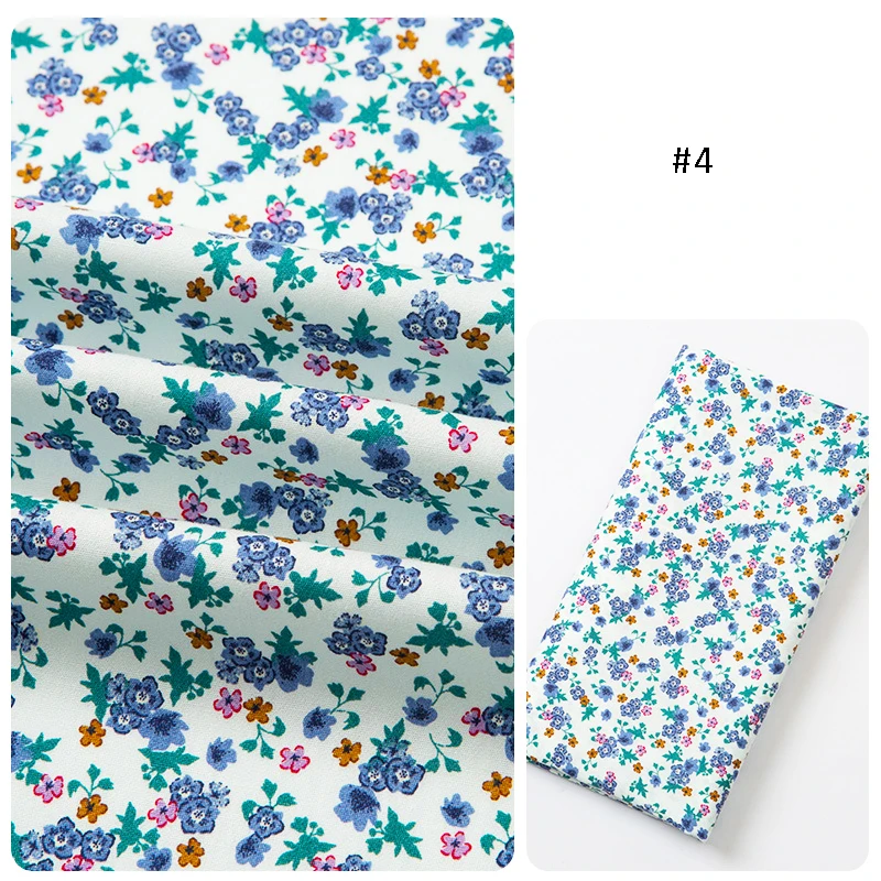 Factory direct 100% cotton poplin floral print fabric for dress