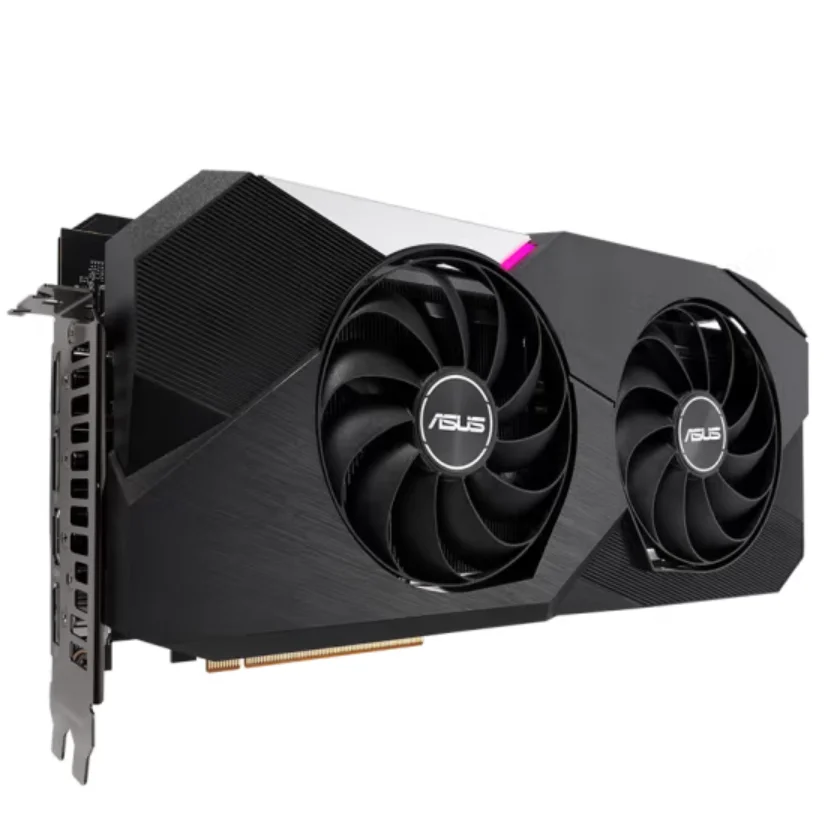 Radeon RX 6700 XT Graghics Card  12GB Gaming Clock Key Status AMD Style Chip Piece A S U S Video Output