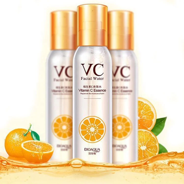 BIOAQUA whitening moisturizing vitamin C shrink pores skin care face toner