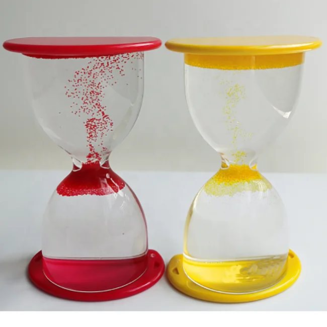 Promotion Gift 3 Minutes Acrylic Liquid Sand Timer Hourglass