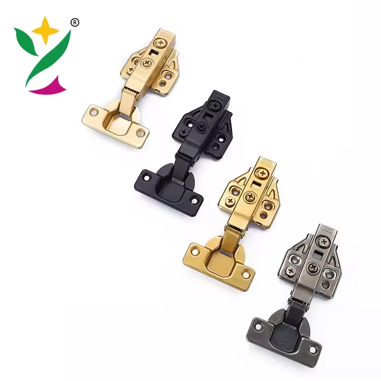 YUXING furniture fitting auto hinge soft closing kitchen wardrobe 3d hydraulic clip on door cabinet hinge