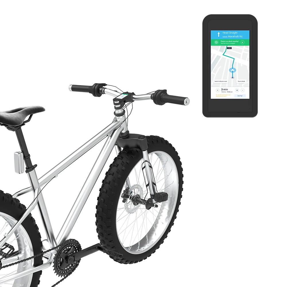 I embedded e bike Навигация 5 дюймов ЖК-дисплей Панель управления gps велосипедный трекер Голосовое управление alexa android e bike дисплей