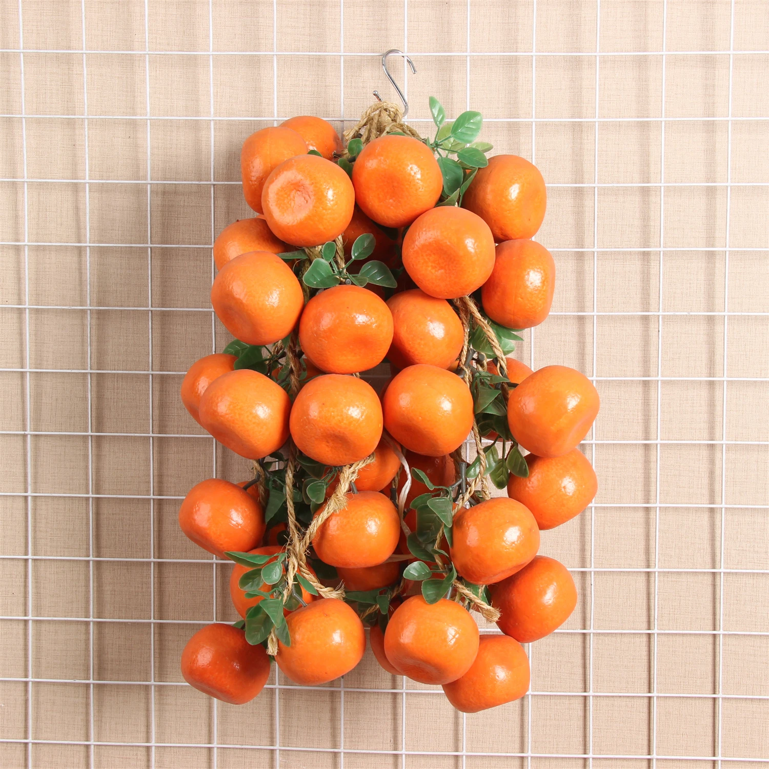 Wholesale Artificial Tangerine Strings Simulated Fruit And Vegetable Hanging Strings Home Garden Decoration Photography Props
