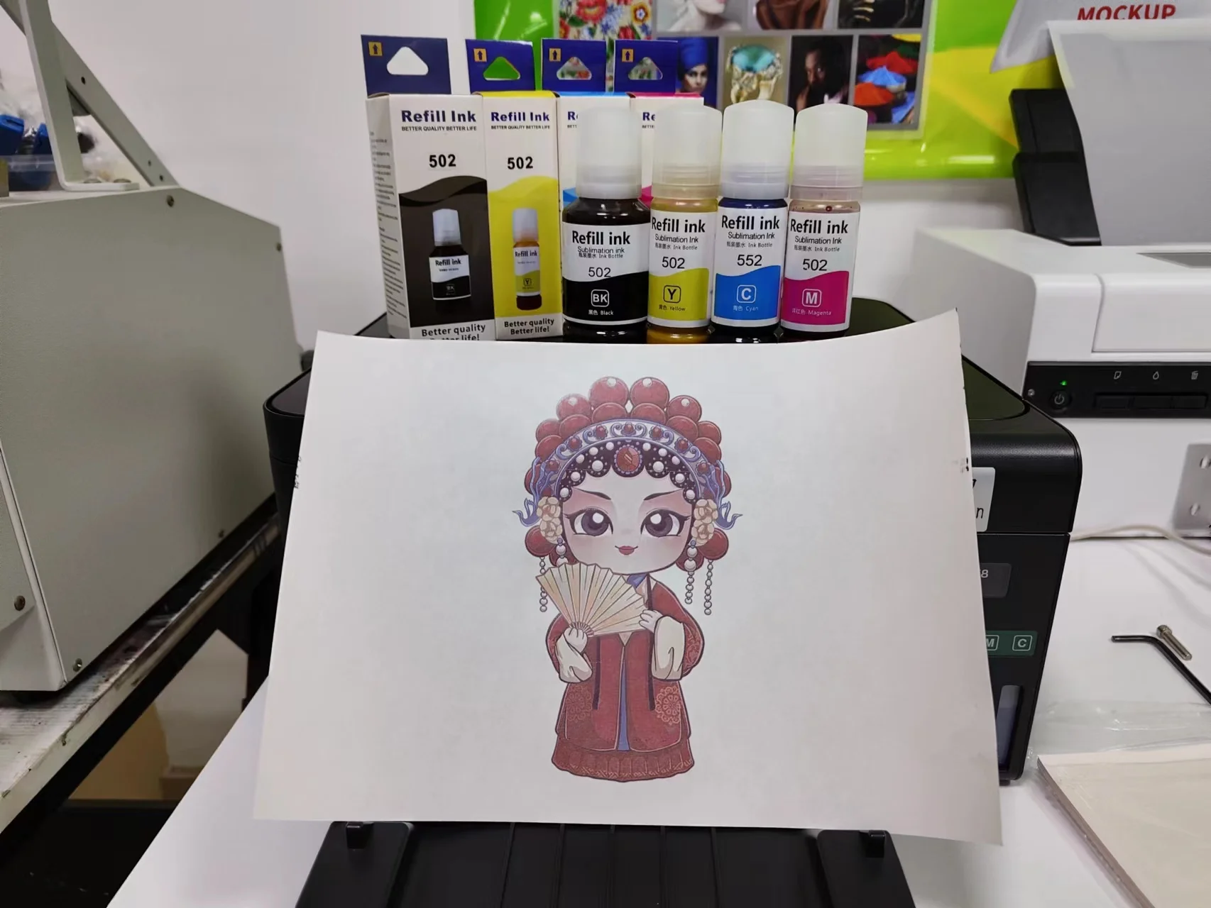 A3 Size 100 Sheets Per Bag Sublimation Transfer Paper 100gsm for  clothing manufacturers custom