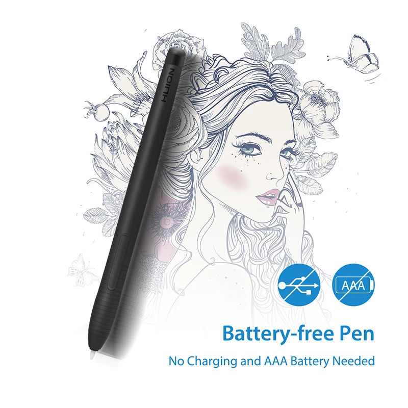 Художественный инструмент Huion H430P безбатарейный Графический Цифровой Планшет безбумажный электронный планшет для подписи
