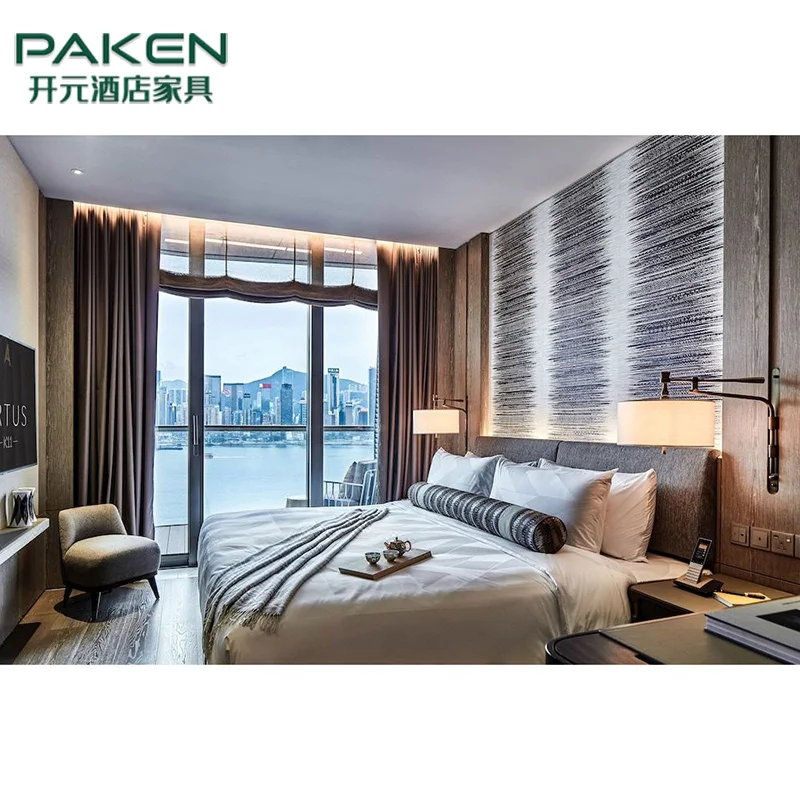 High End Hotel Apartment Bedroom Furniture Luxury Hotel Room Bed Furniture Set