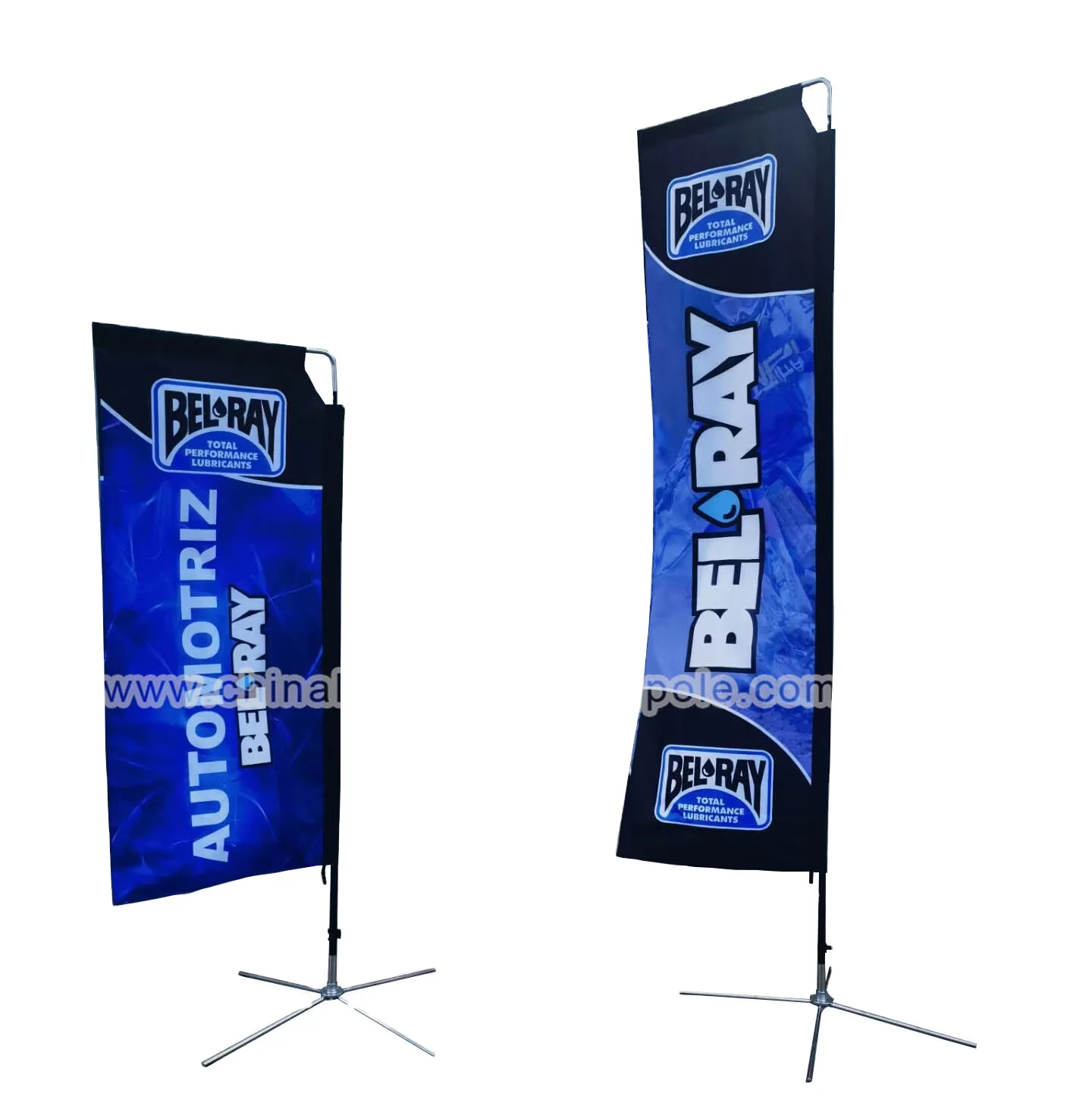 Flexible fiberglass flagpoles for teardrop feather square Promotional Advertising Outdoor Beachflag Flag