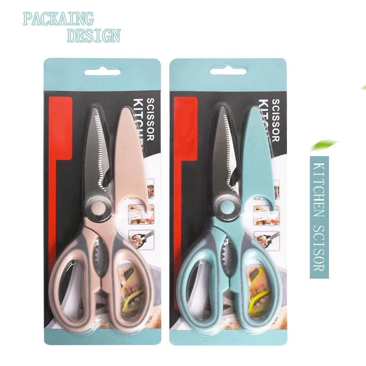Hight Quality Multi-Functional Kitchen Scissor Stainless Steel and Handle PP Material Scissor