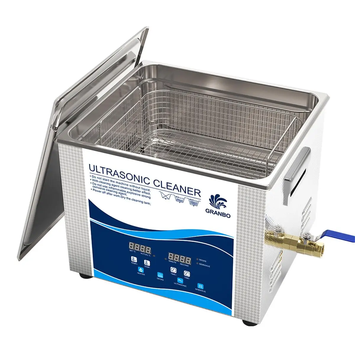 Коммерческая нержавеющая сталь Ультразвуковая Машина для мойки высокого Sonic зубная щётка для чистки для аппаратной платы Ультразвуковой очиститель 15l