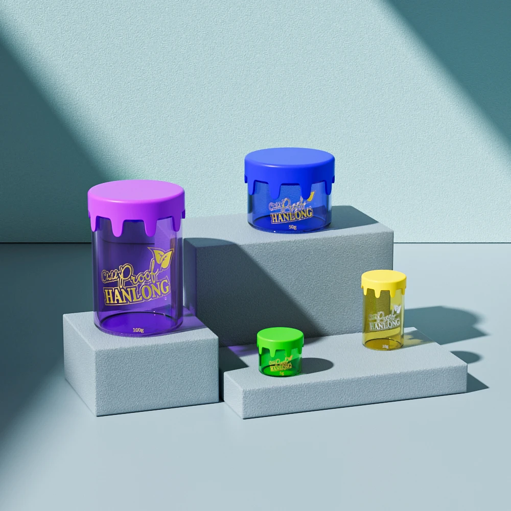 Factory price customized 5ML silicone container silicone jars wax container for wax oil/Silicone jar