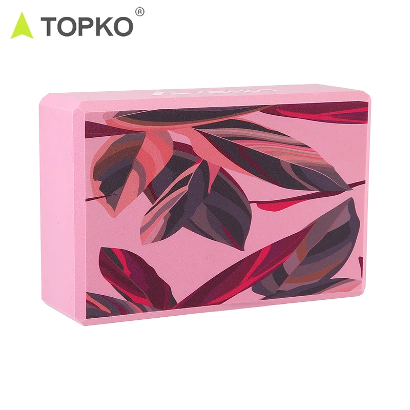 TOPKO High Quality Durable EVA Yoga Block For Fitness Gym Exercise Fitness Equipment Yoga Block