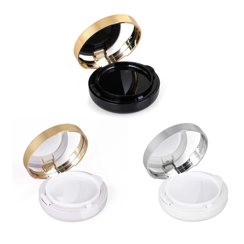 Ready to ship 15g fabric cover Empty Liquid Foundation Case Make-up BB Cream Air Cushion Box with puff and sponge