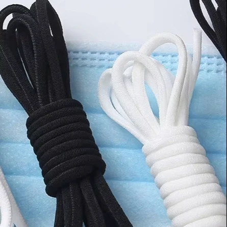 2 mm Hard Elastic Rope Manufacturers Wholesale Custom Round Flat Bungee Elastic Shock Cord 2.5mm