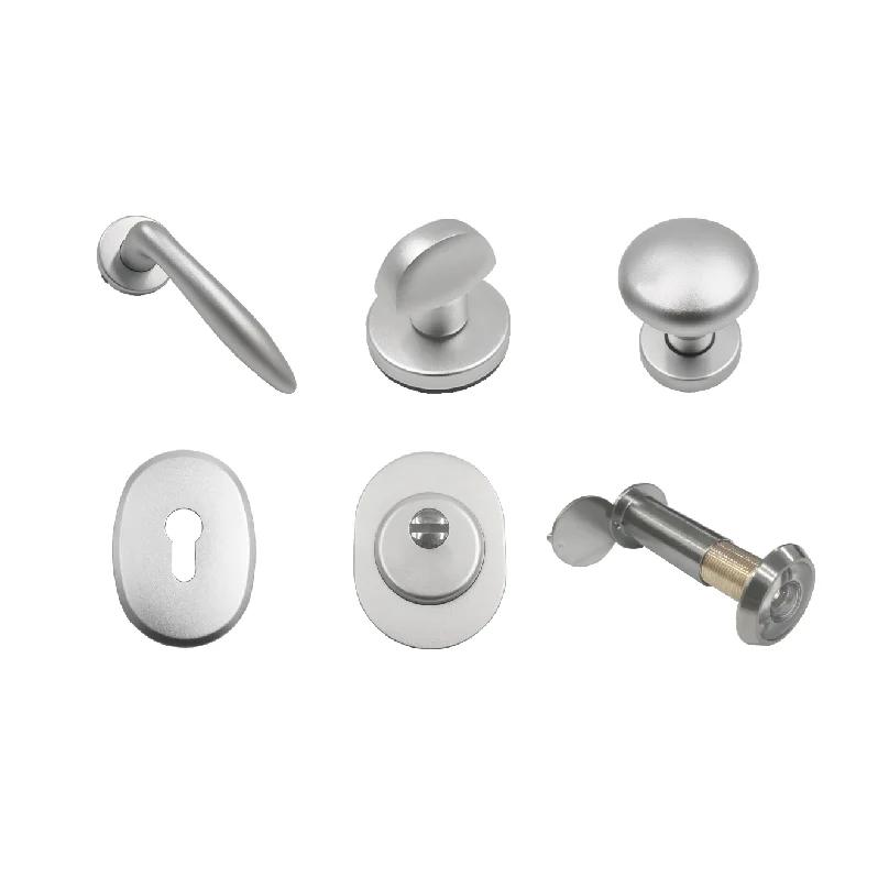 Euro door handle set security metal door lock handle set front door lock set entry