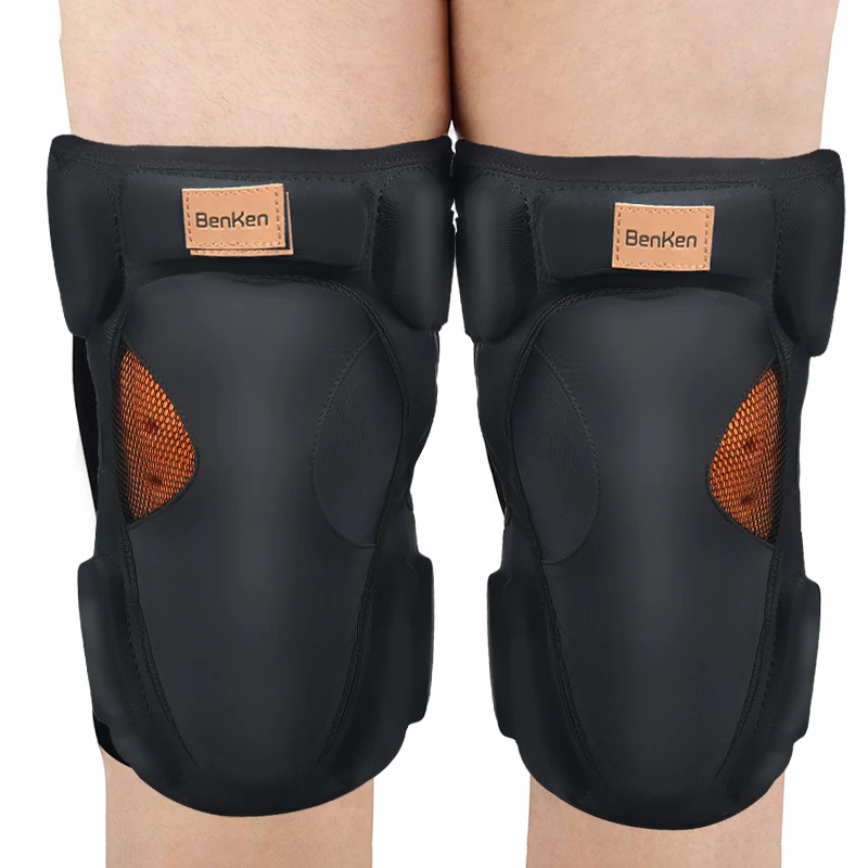 Benken Adult Ski Protector Elbow Pads Snow Sport Support Elastic Knee Protective Gear