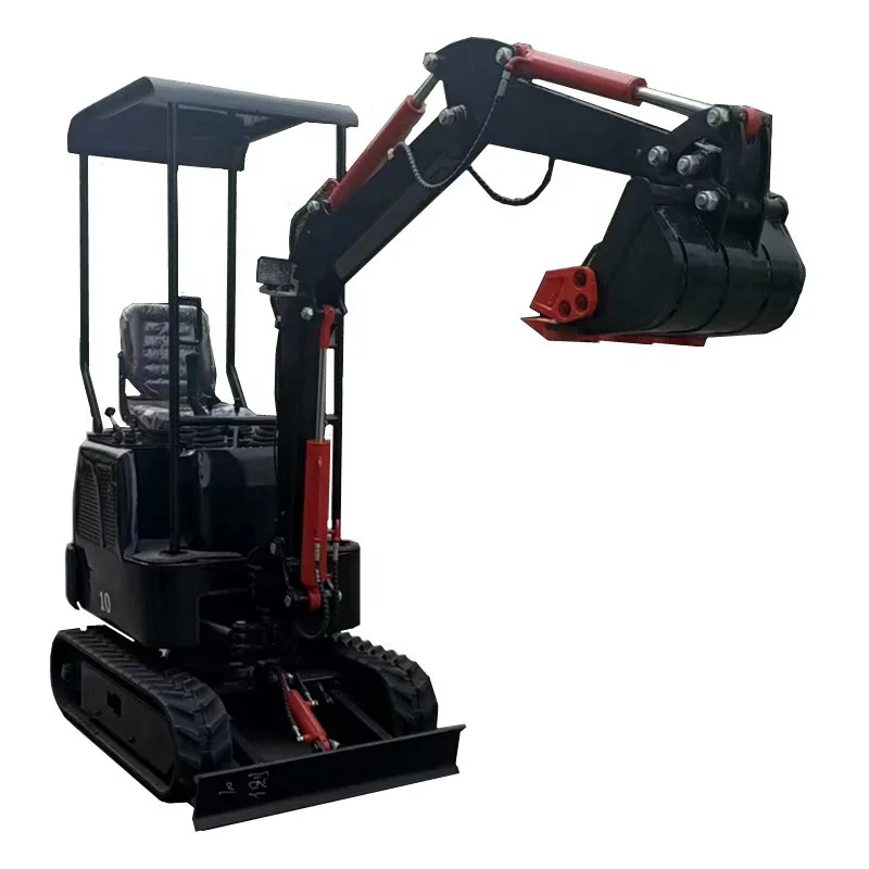 FREE SHIPPING 1000kg Mini Small Digger CE/EPA/EURO 5 China Wholesale Compact Excavators 1 Ton