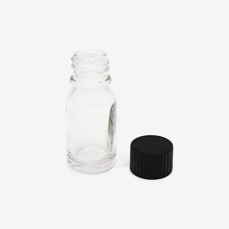 Hot sale 18-400 Black Phenolic Cap Poly Seal Cone Liner for 10ml essential oil clear glass bottle