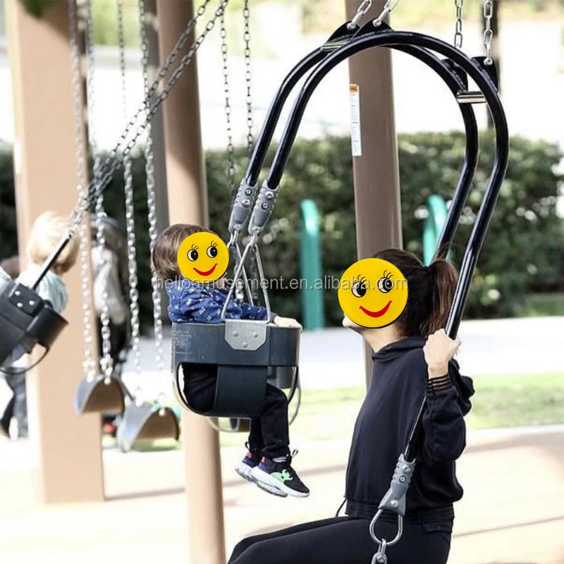 custom make children outdoor play special needs swings for disabled people