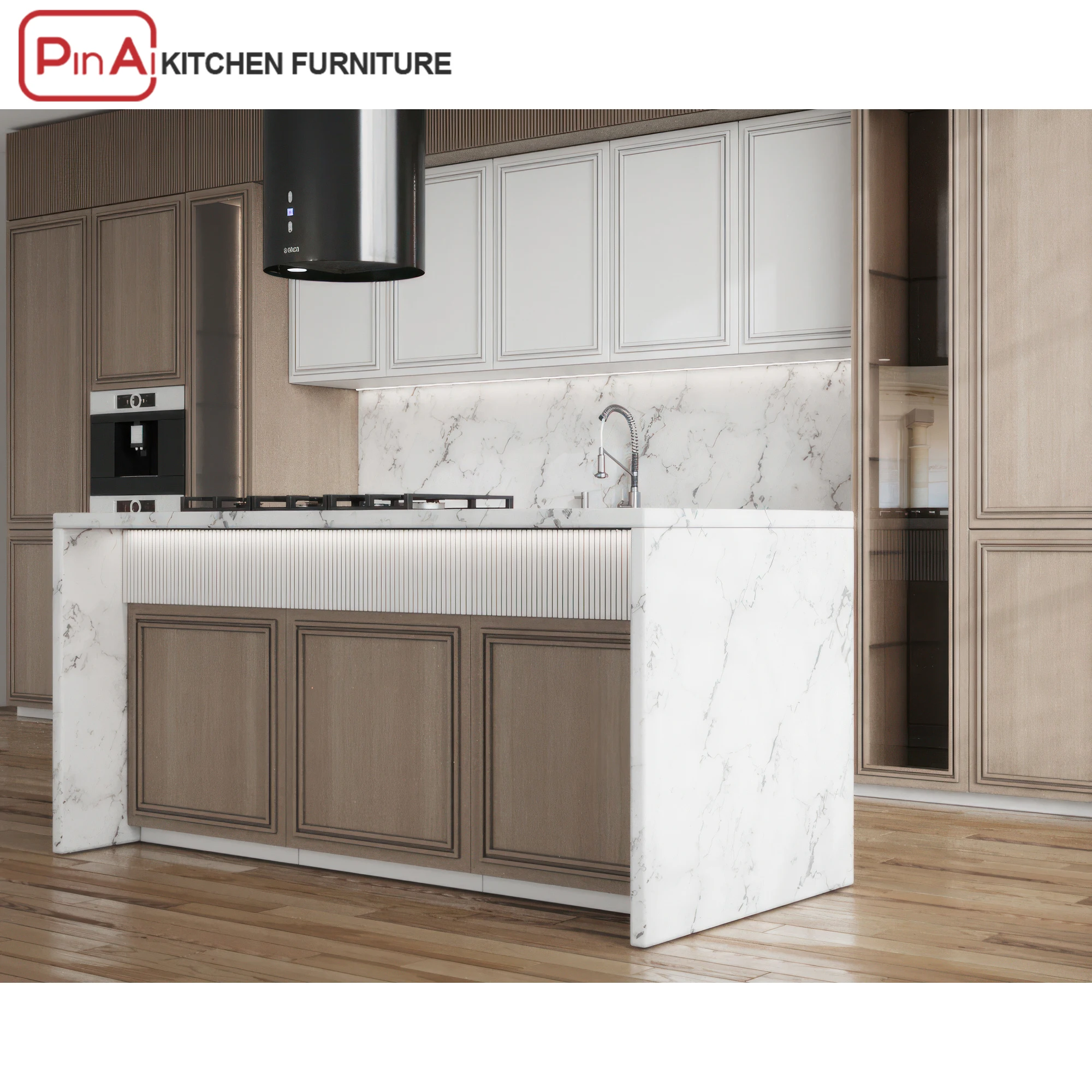 PINAI kitchen furniture luxury wooden grade decoration kitchen cabinets apartment modern for small room