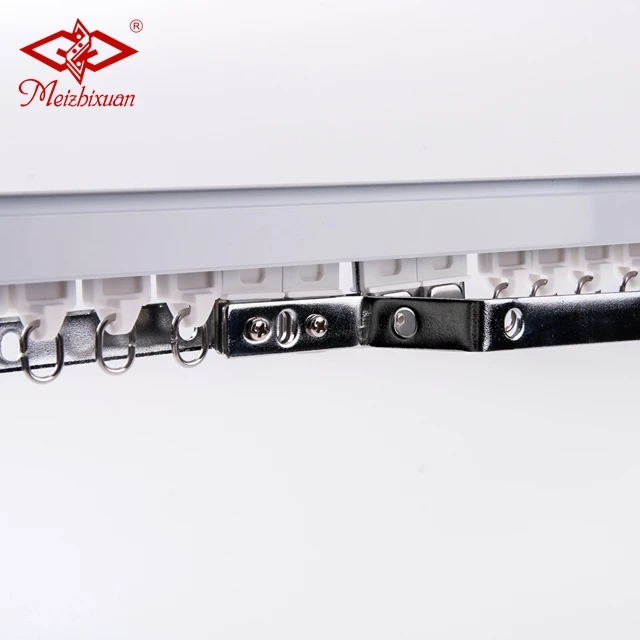 single rail home automation electric track curtain motor rail