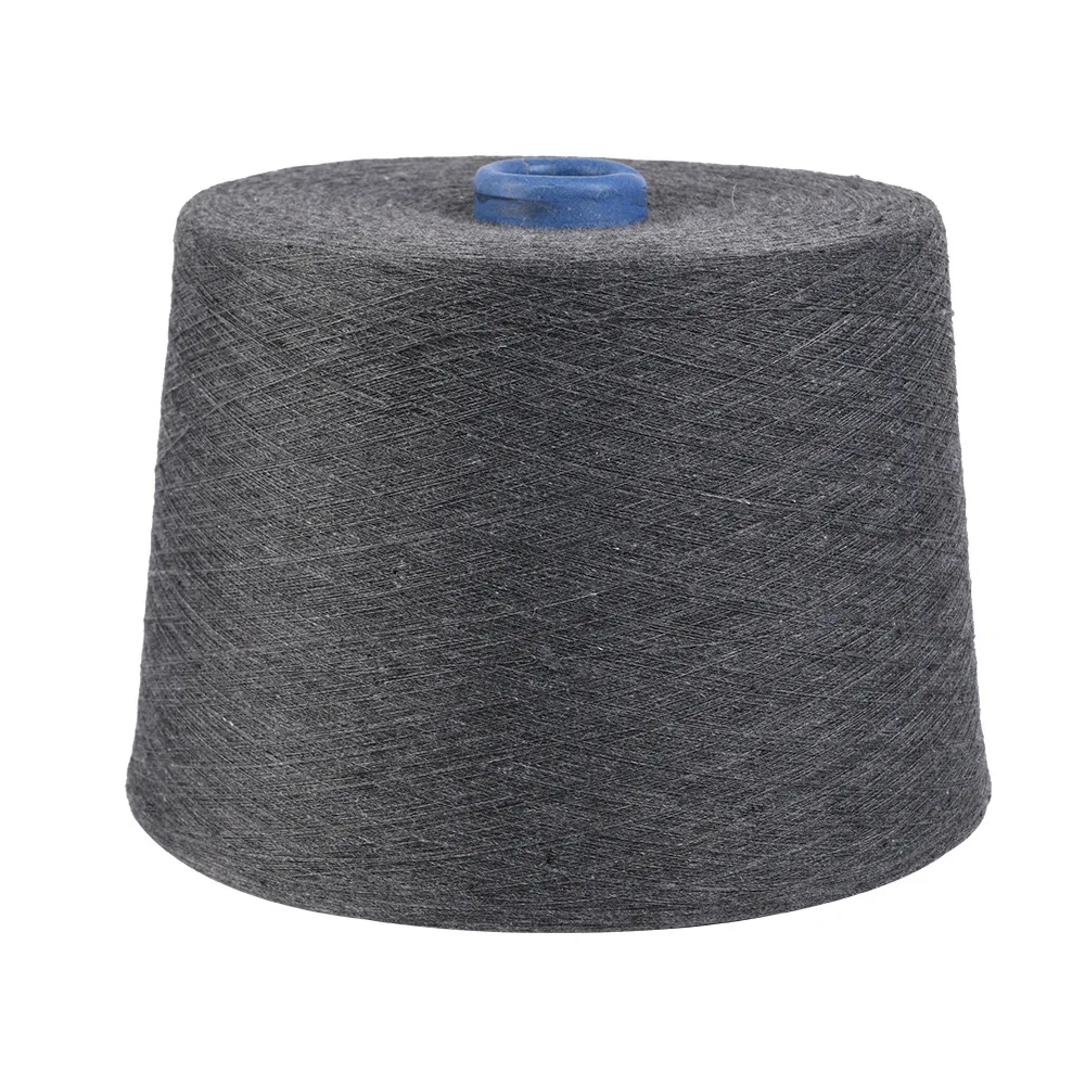 China supplier stock polyester knitting yarn with OE