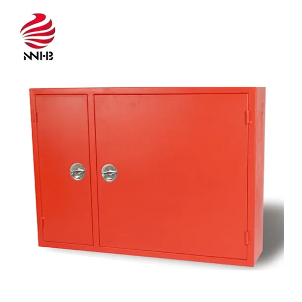 Cheap Price Double Door Hose Reel And Fire Extinguisher Cabinet RED 1' x 30m Fire Hose Reel Cabinet