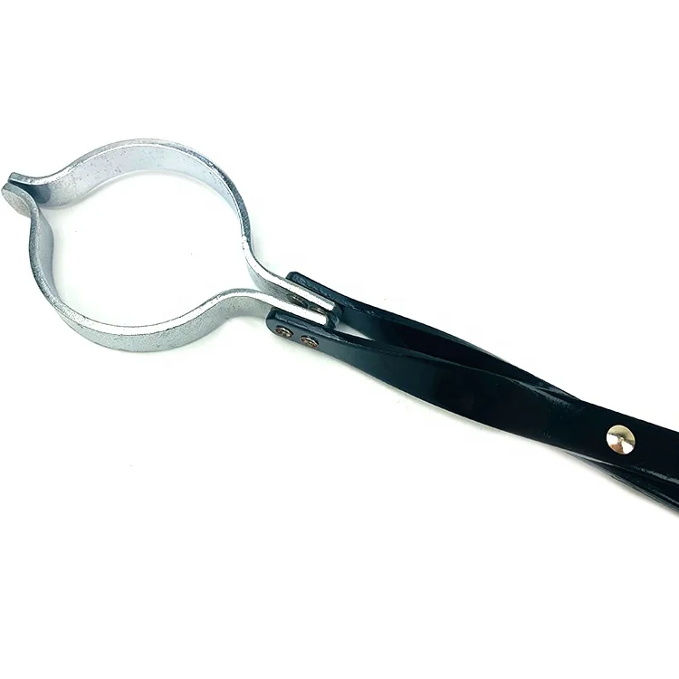 Iron Heavy Duty 27inch Long Fireplace Tools Campfire Accessories Fireplace Tongs and Log Grabber