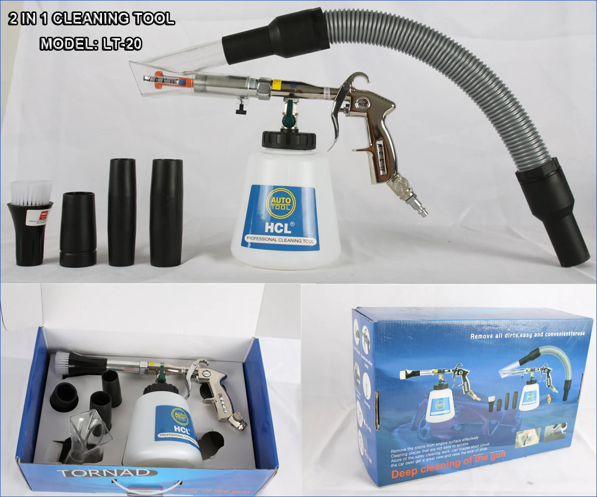 Factory Supply Multifunctional Tool Car Vacuum Sprinkler Machine Tornado Interior Cleaning Gun