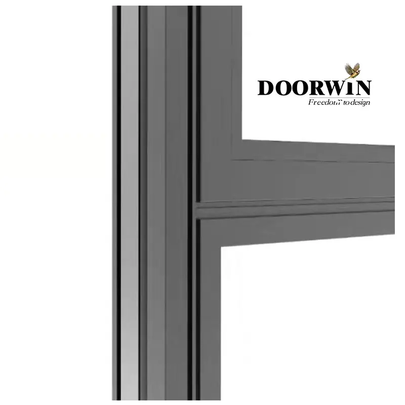  Оконная система Doorwin с тонкими линиями из алюминия минимизированные границы для максимального просмотра двойные закаленные оконные