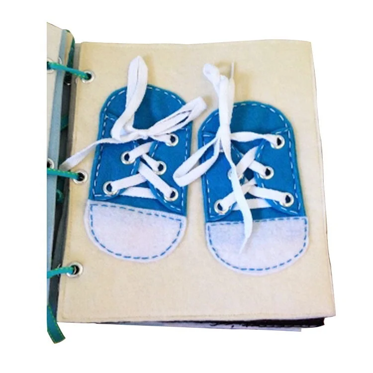 New Design cute cartoon baby developing felt quiet book