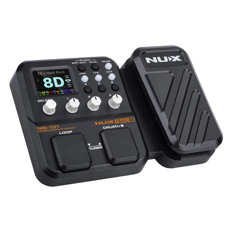 NUX Nux MG-101 электрогитара комплексный эффект педального эффекта бас профессиональная драм-машина аккомпанемент Запись петли