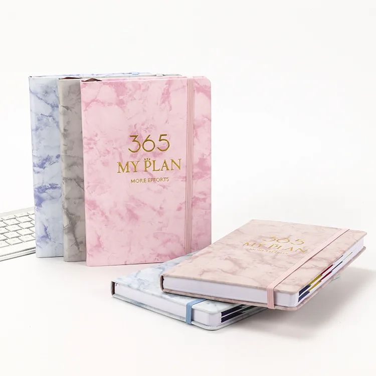 Custom Printing Design Multy Color Notebook PU Cover Business Agenda Journal Planner For