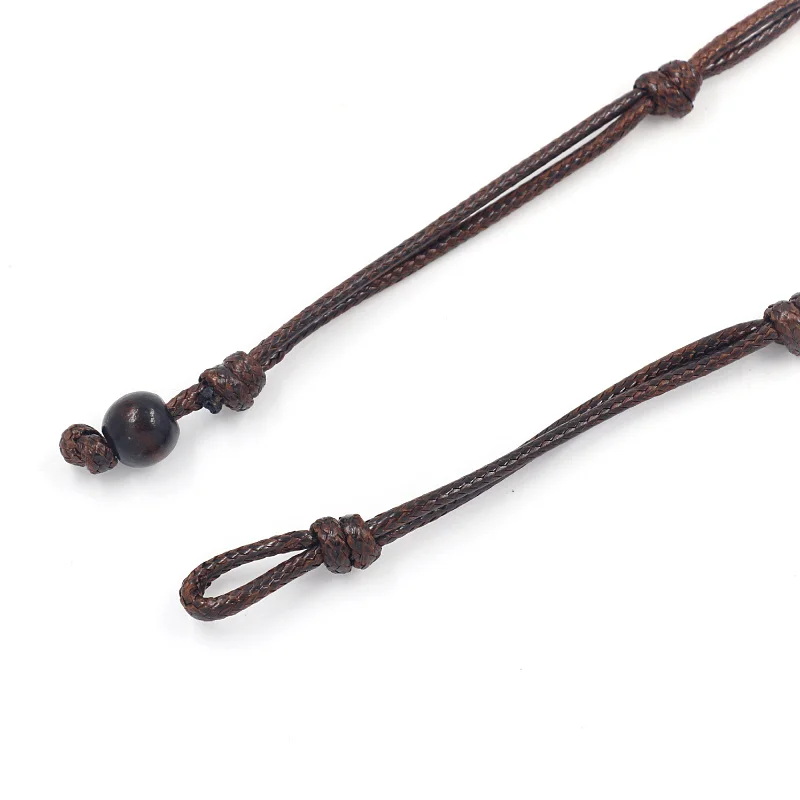 European and American Fashion Diamond Grid Alloy Circular Ring Knot Hand Woven Necklace for Wen