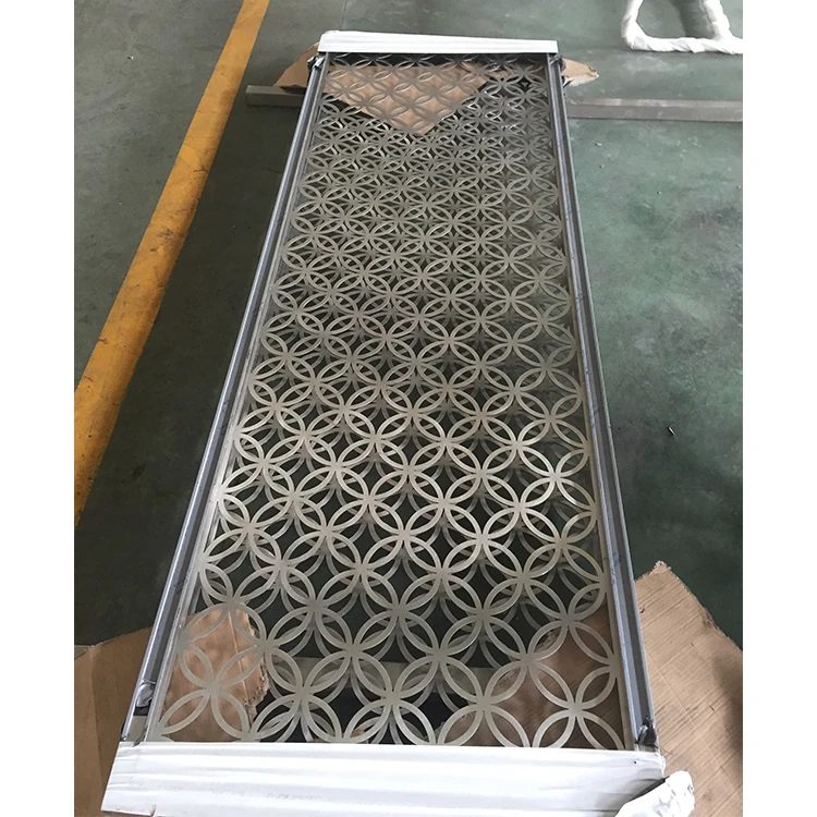 Indoor Hotel Restaurant SS Ceiling Mount Hanging Luxury Decorative Steel Pipe Partition Design