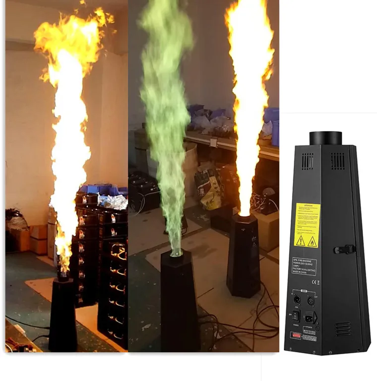 Ava Colorful flame 200w DMX fire machine stage fire effect colorful flame projector for wedding party festival celebration