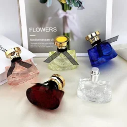 New style high-grade black ribbon 30 ml 1 oz. Refillable square travel perfume spray bottle