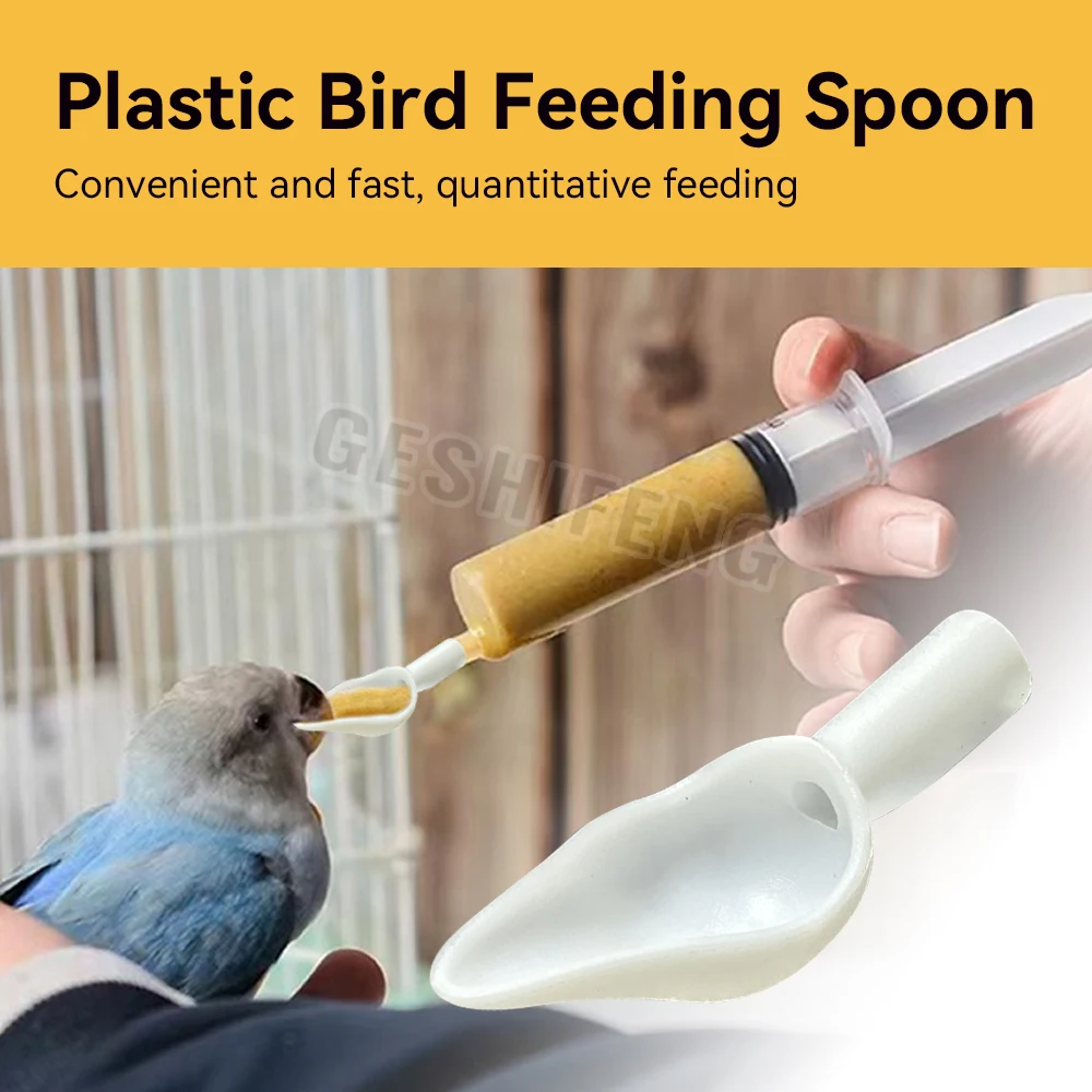 4cm Small Bird Handfeeding Spoon For Baby Birds Feeding Spoon Can Be Used With Injection Tubes
