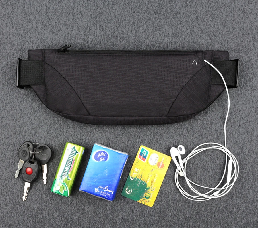 New Outdoor Sports Fanny Pack Running Fitness Mobile Phone Fanny Pack Belt Waterproof Close-fitting Nylon Fanny Pack