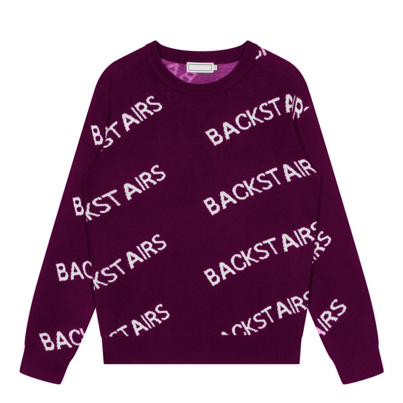 Custom OEM & ODM men sweater Jacquard knit pullover knitwear Long Sleeve jumpers cotton winter men designer knitted sweater