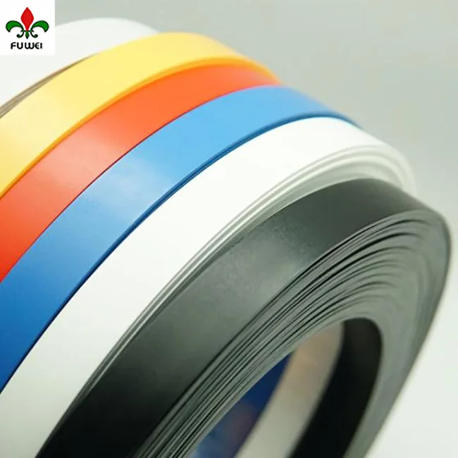 Pvc/ABS/3D  edge banding for plywood Cabinets Tape Strips  Table Tops Office Furniture Decorative Wood Door FUWEI