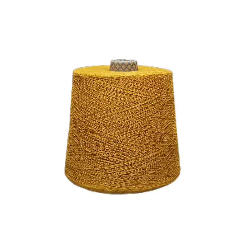 100% Cotton 21S Combed Tight-knit Cellox Yellow 16NM-80NM Space Dyed Yarn Fabric for Hand Knitting Weaving Sewing Embroidery