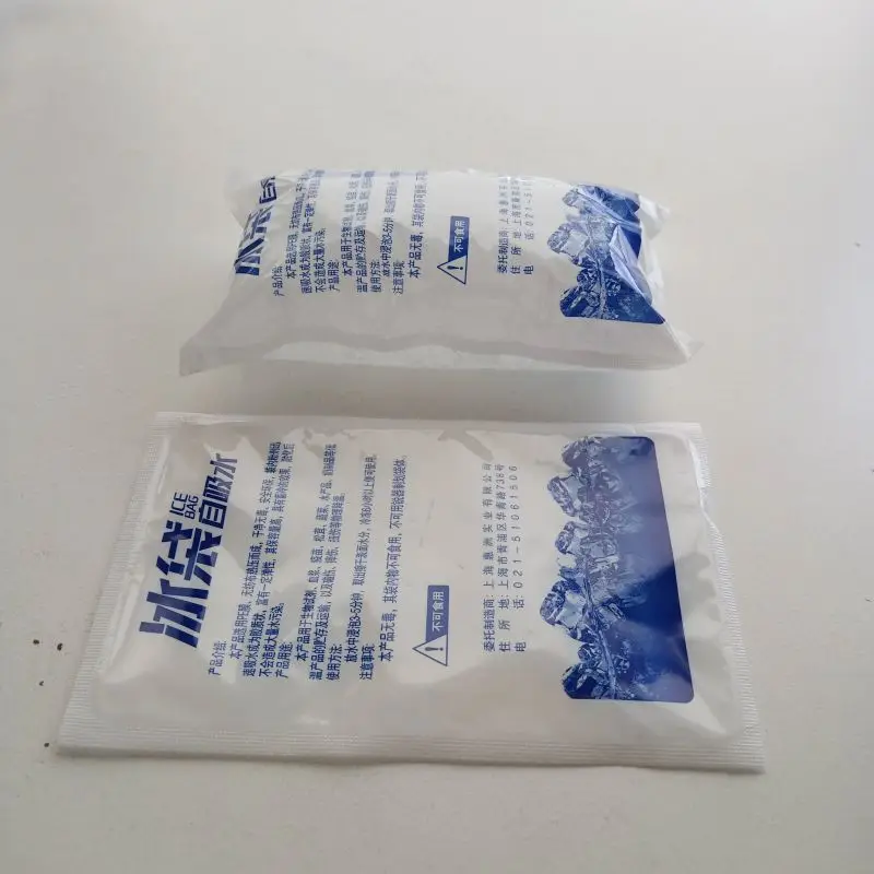 Seafood Packaging Dry Ice Pack Sheet Absorption Water Fabric Reusable Freezer Dry Ice Cold Packs