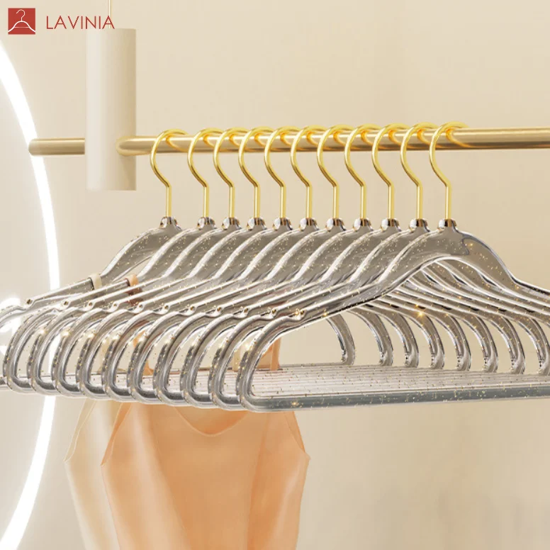 Lavinia Crystal Transparent Hangers Ladies Wedding Dress Light Acrylic Clothing Store Hanger