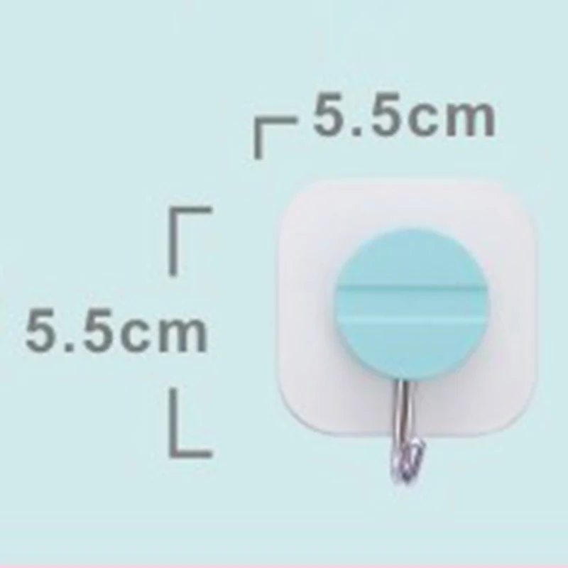 2 Pcs/set Funky wall mounted sticky hook non-marking hooks wall mounted bathroom storage rack shelves nail-free sticky hooks