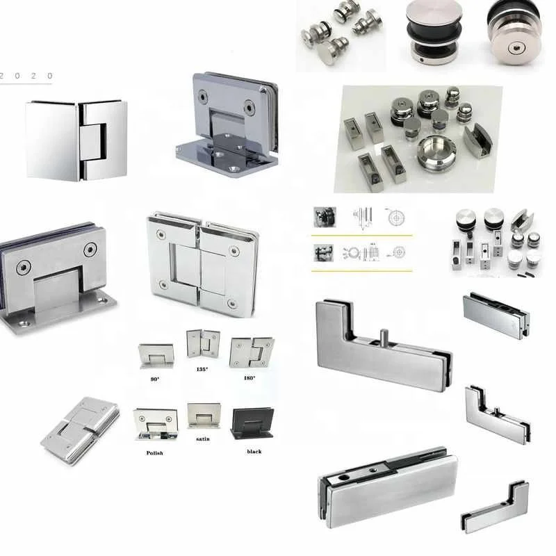 sliding door hardware/304 SS Hardware Shower Room Bathroom door glass accessories /door hardware and accessories